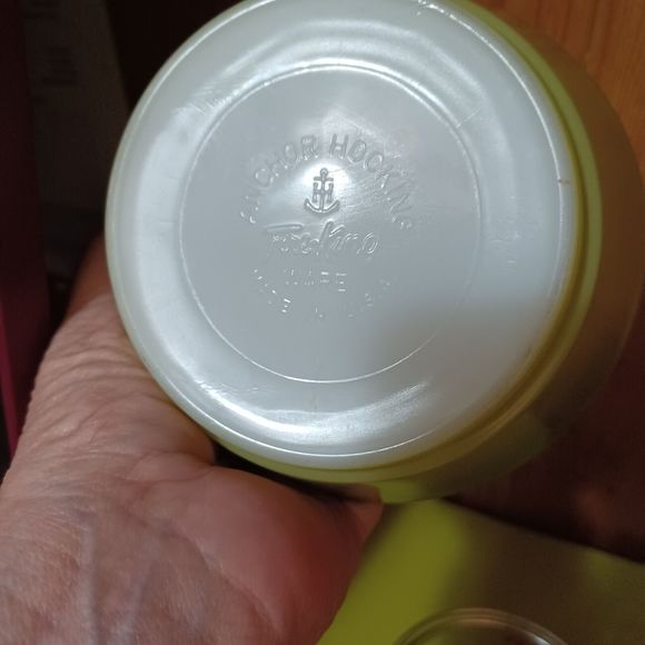 Vintage Anchor Hocking FIRE KING Green Ombre Fade 2-Tone Cereal Bowl - Picture 5 of 8